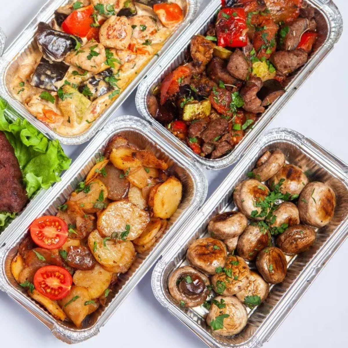 Foil Container No.6A X 500Pcs Mj