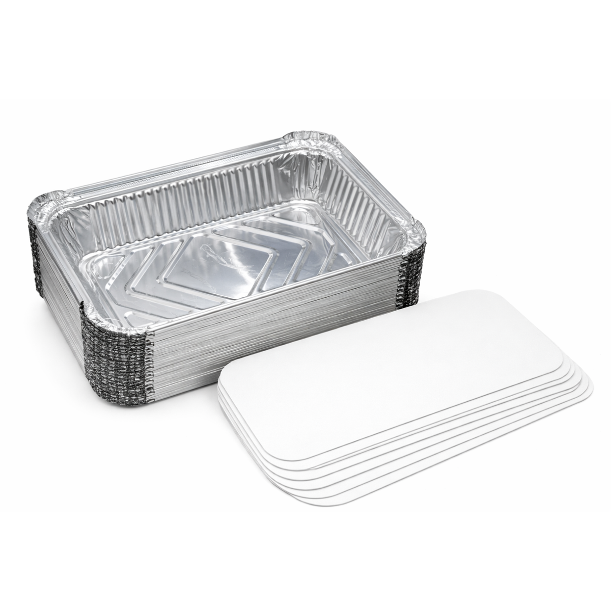 9x7 Foil Containers Lids x200pcs