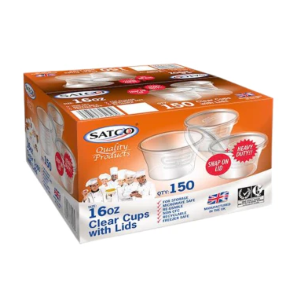 Satco Sauce Cup 16Oz X 150Pcs