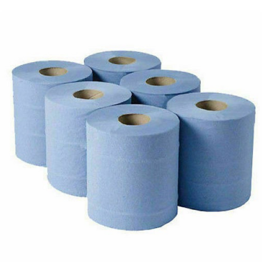 BLUE EMBOSSED ROLLS X6