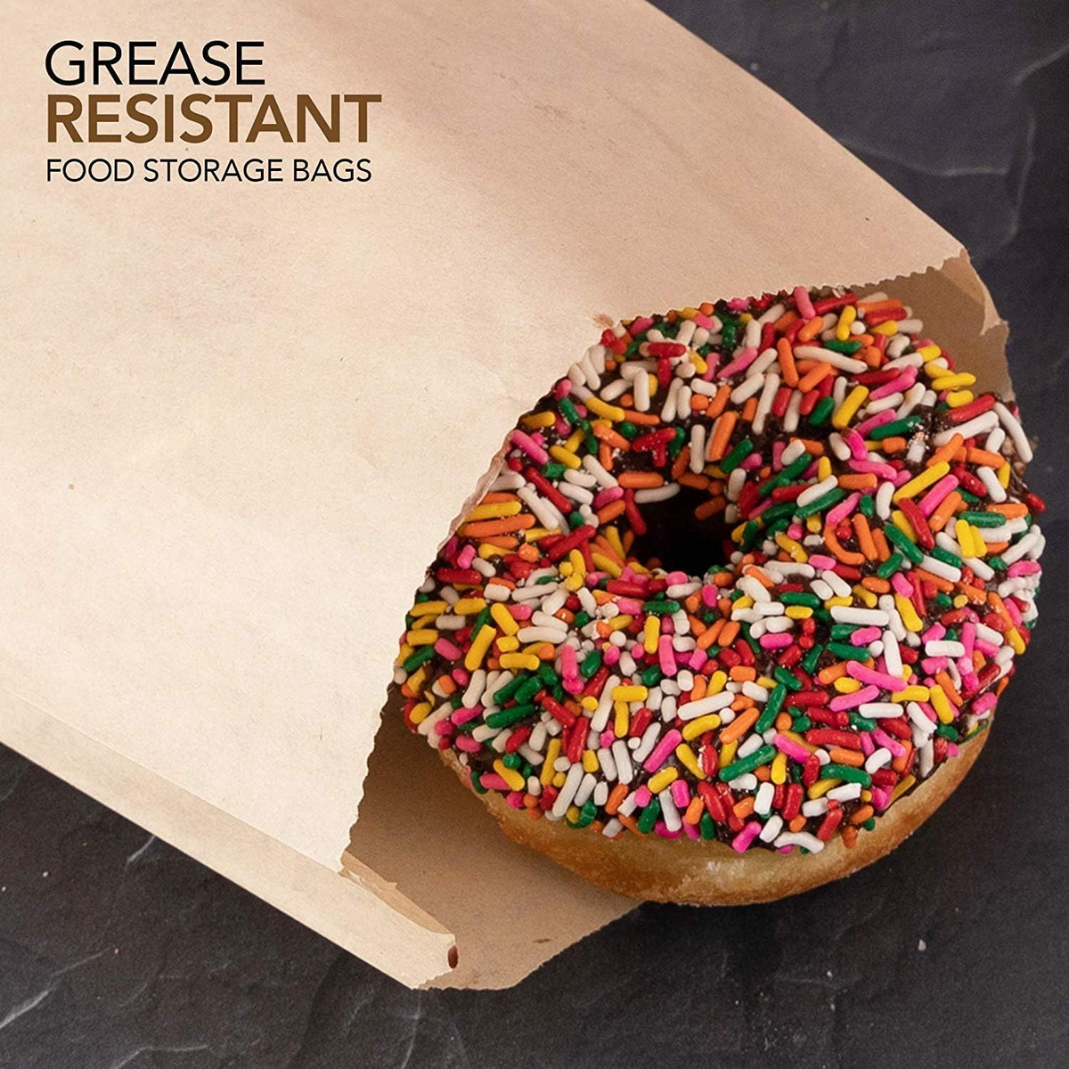 12×12 BROWN KRAFT/PAPER CHIPS BAG x1000