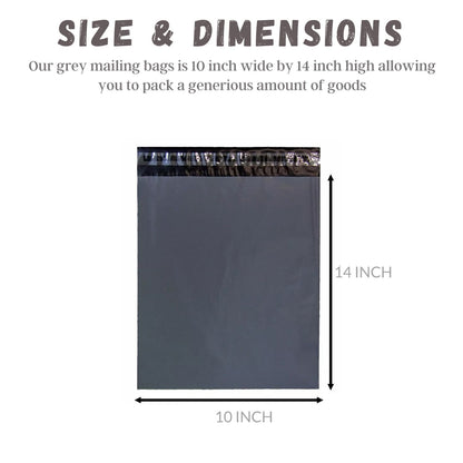 Mailing Bag Grey 10X14