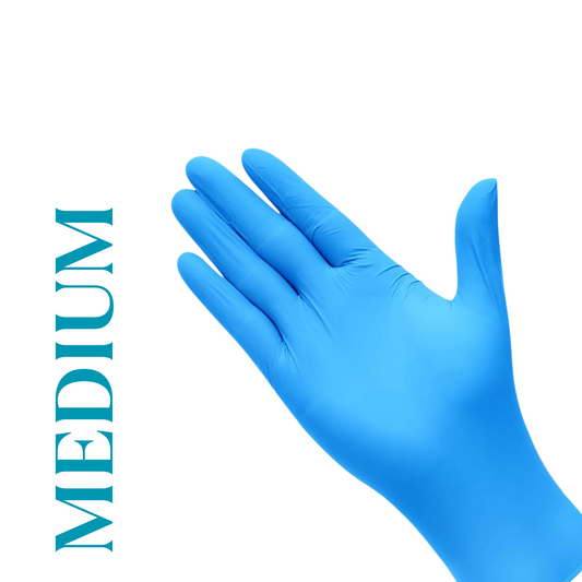 Latex Glove Blue Medium X 1000Pcs