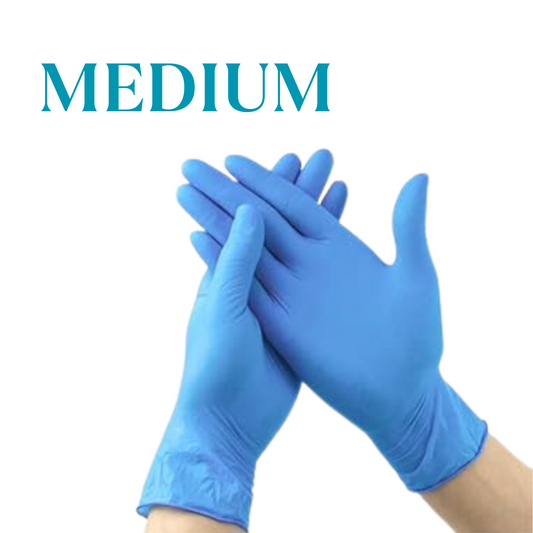 Nitrile Glove Blue Medium X 1000Pcs