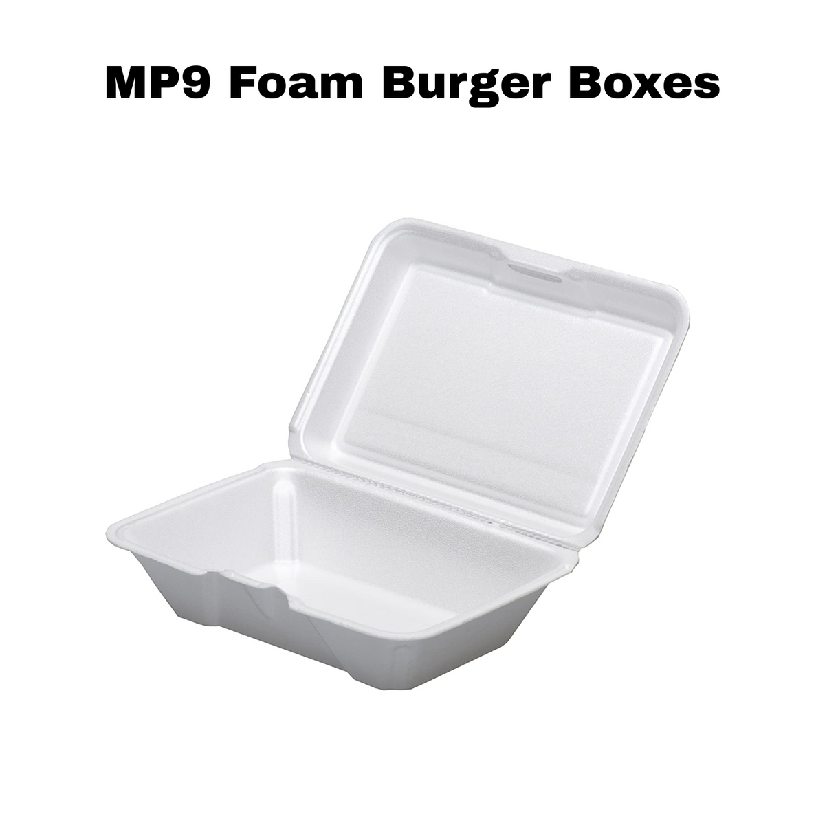 Mp9 Foam Burger Box 250Pcs