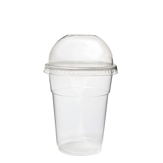 12Oz Plastic Milkshake/Smoothie Clear Cups- 20X50 X 1000Pcs