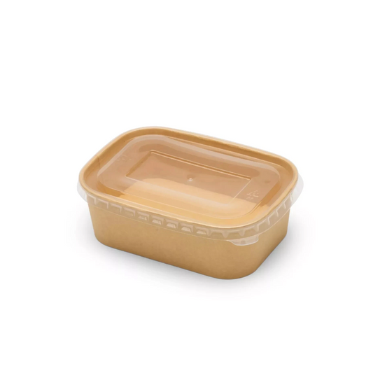 Salad Rectangular Kraft 650Ml (300Pcs)