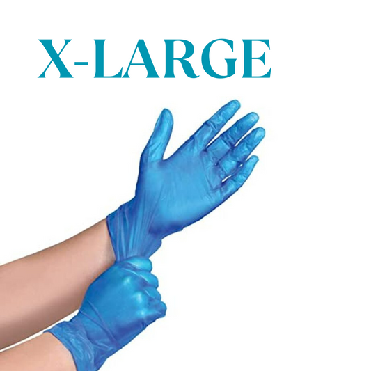 Vinyl Glove Blue Extra-Large X 1000Pcs
