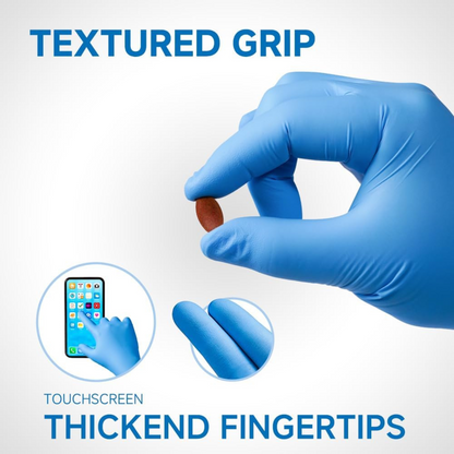 Nitrile Glove Blue Large X 1000Pcs