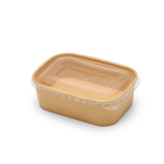 Salad Rectangular Kraft 750Ml (300Pcs)