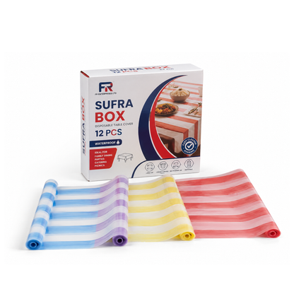 Disposable Table Cover Sufra Box Roll - 36Pcs
