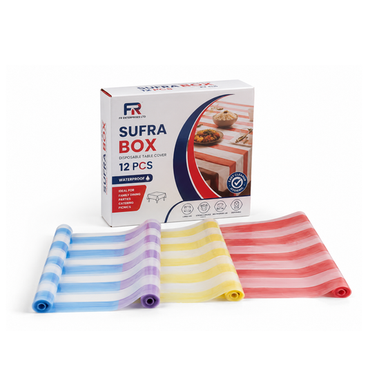Disposable Table Cover Sufra Box Roll - 36Pcs