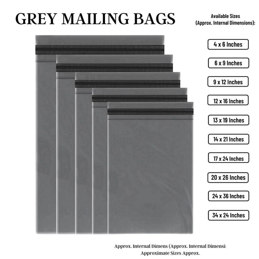 Mailing Bag Grey 17X24