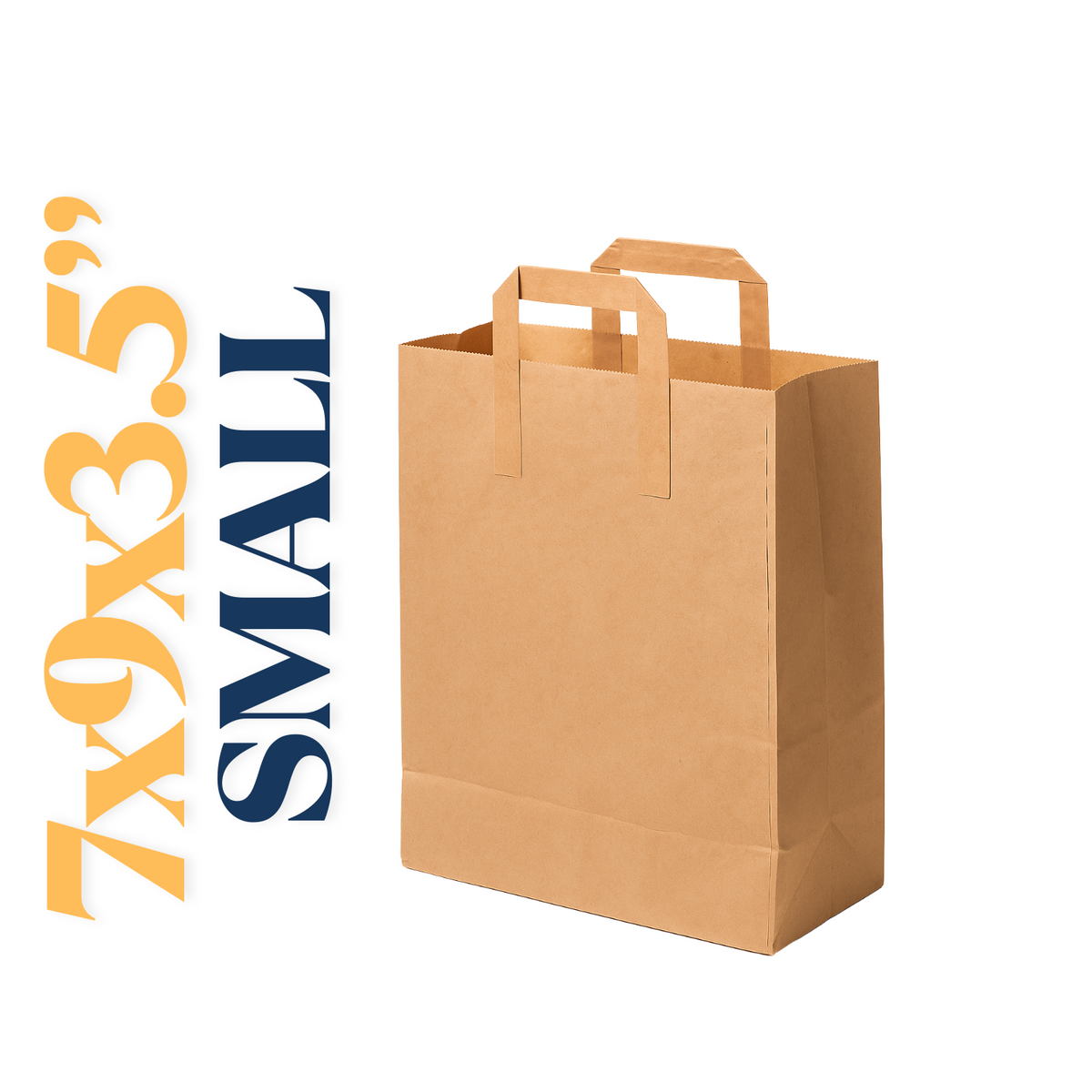 FR SOS Small Kraft Paper Bag X250Pcs