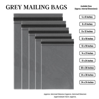 Mailing Bag Grey 10X14