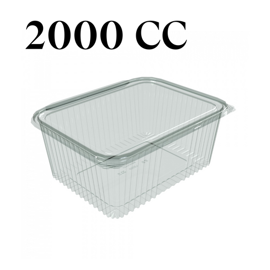 2000Cc Rectangular Salad Container X 200Pcs