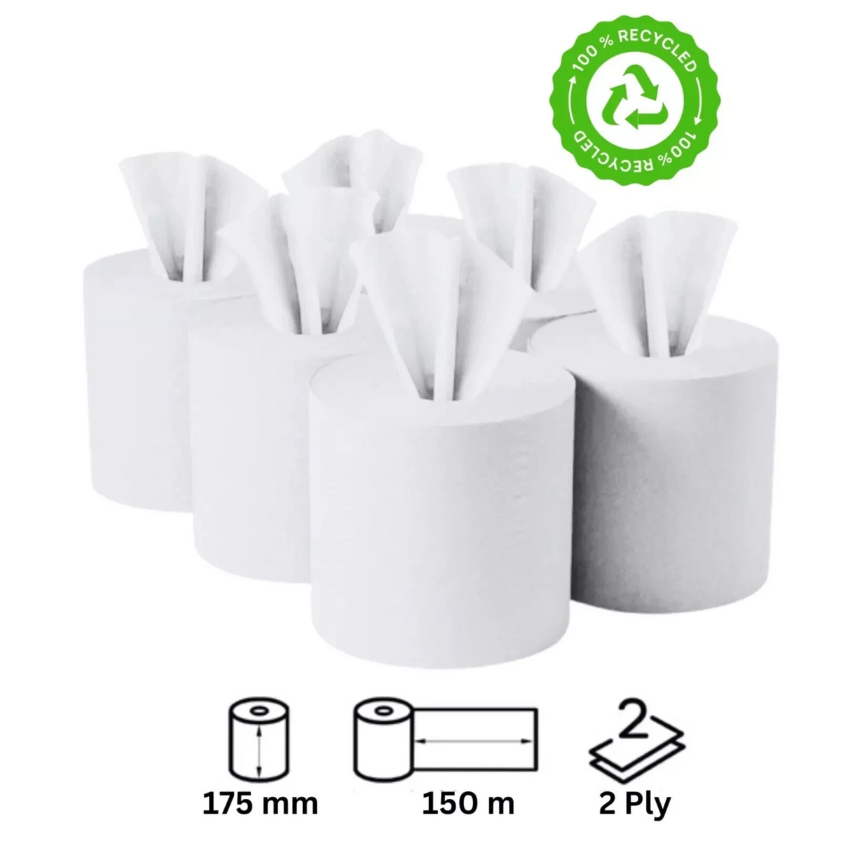 Eco White Rolls Normal X6