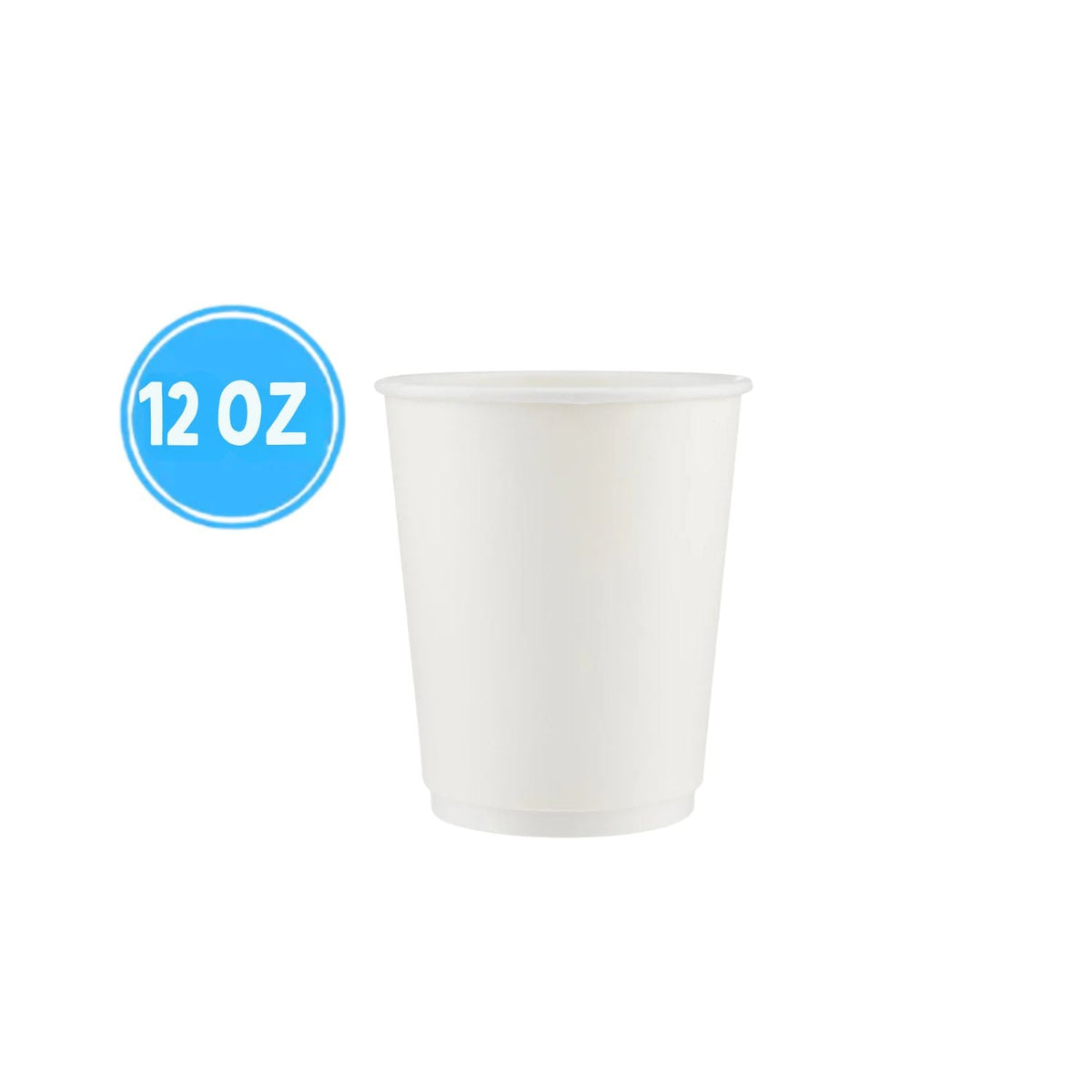 12Oz Double Wall White Cup (20X25) X500pcs