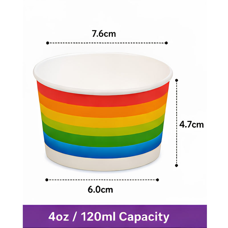 Paper Printed Ice Cream Cup 240ML/8OZ