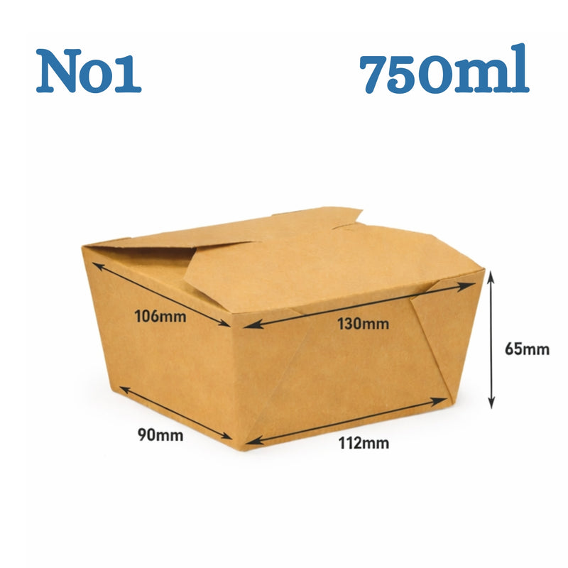 Takeaway No.1 Paper Kraft (750ML/26Oz) 50X9 X450pcs