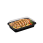 16Oz Rectangular Black Base Container X 150Pcs
