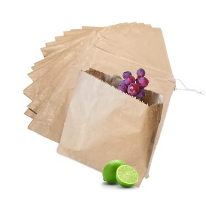 10×10 BROWN KRAFT/PAPER CHIPS BAG x1000
