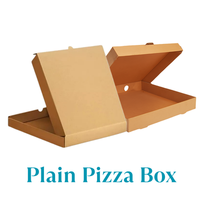 Plain Pizza Box 24 Inch Brown X90Pcs