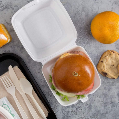 Mp6 Foam Burger Box X500Pcs