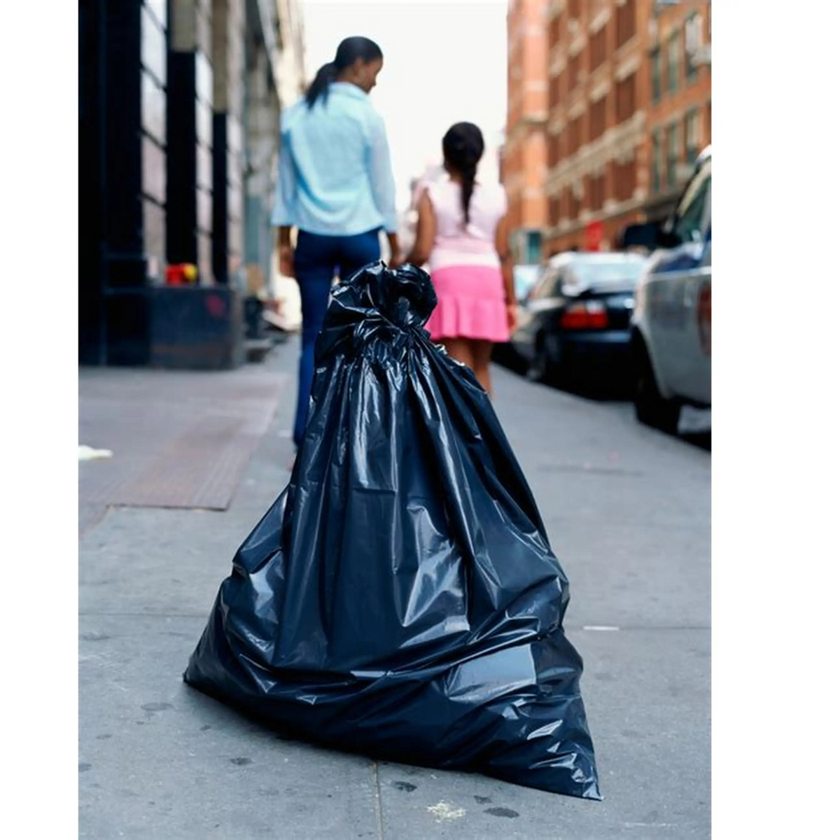 20x20 Yellow Label Black Bin Bag (18x29x34) x20Pcs