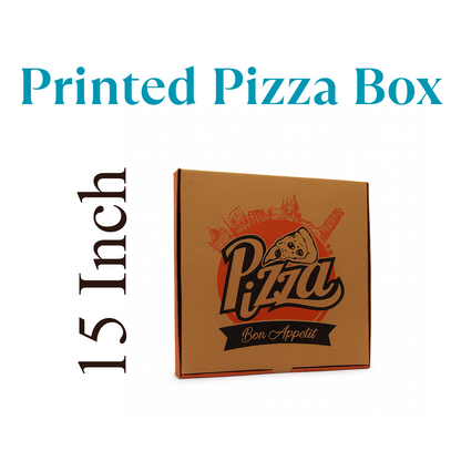 15 Inch Printed Pizza Box X90Pcs
