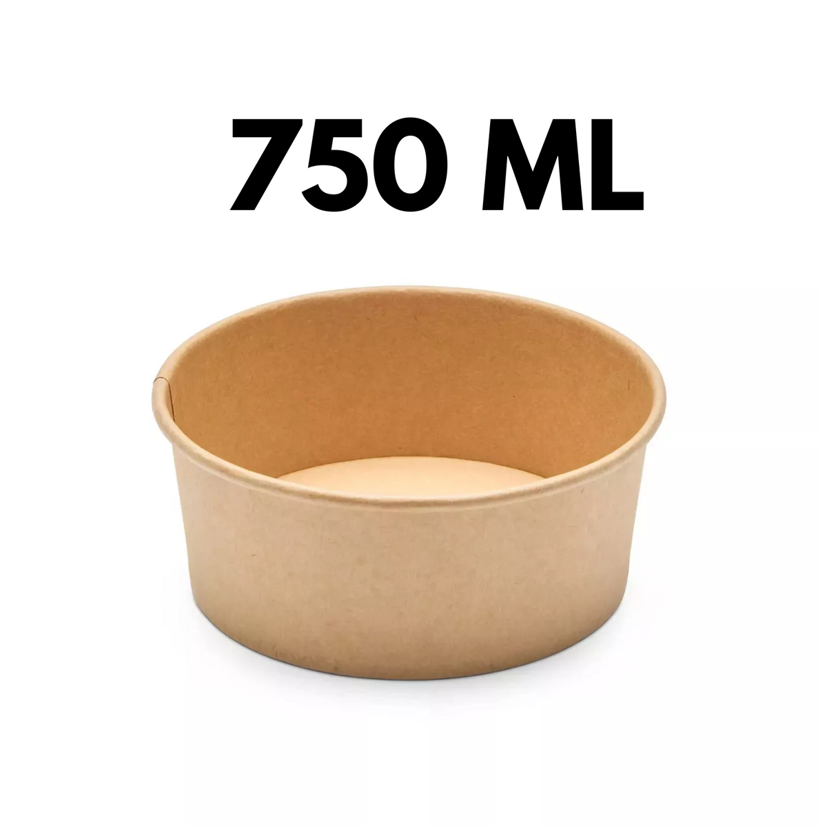 Round Kraft Paper Deli Bowls 750Ml X300Pcs