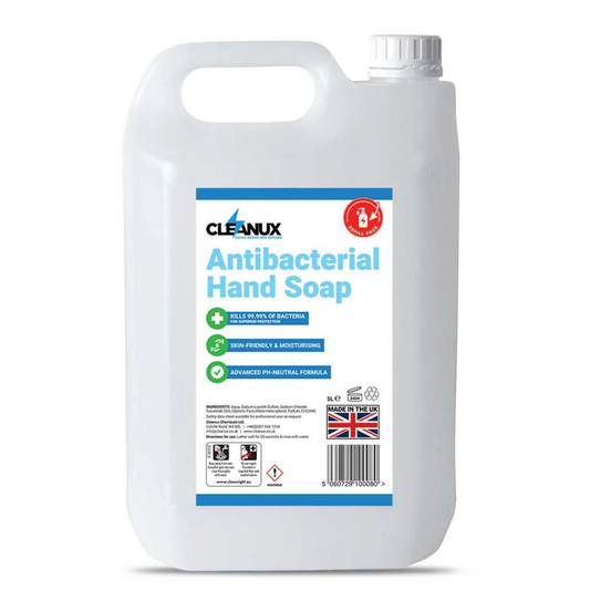 Cleanux Anti Bacterial Hand Soap X 5Ltr
