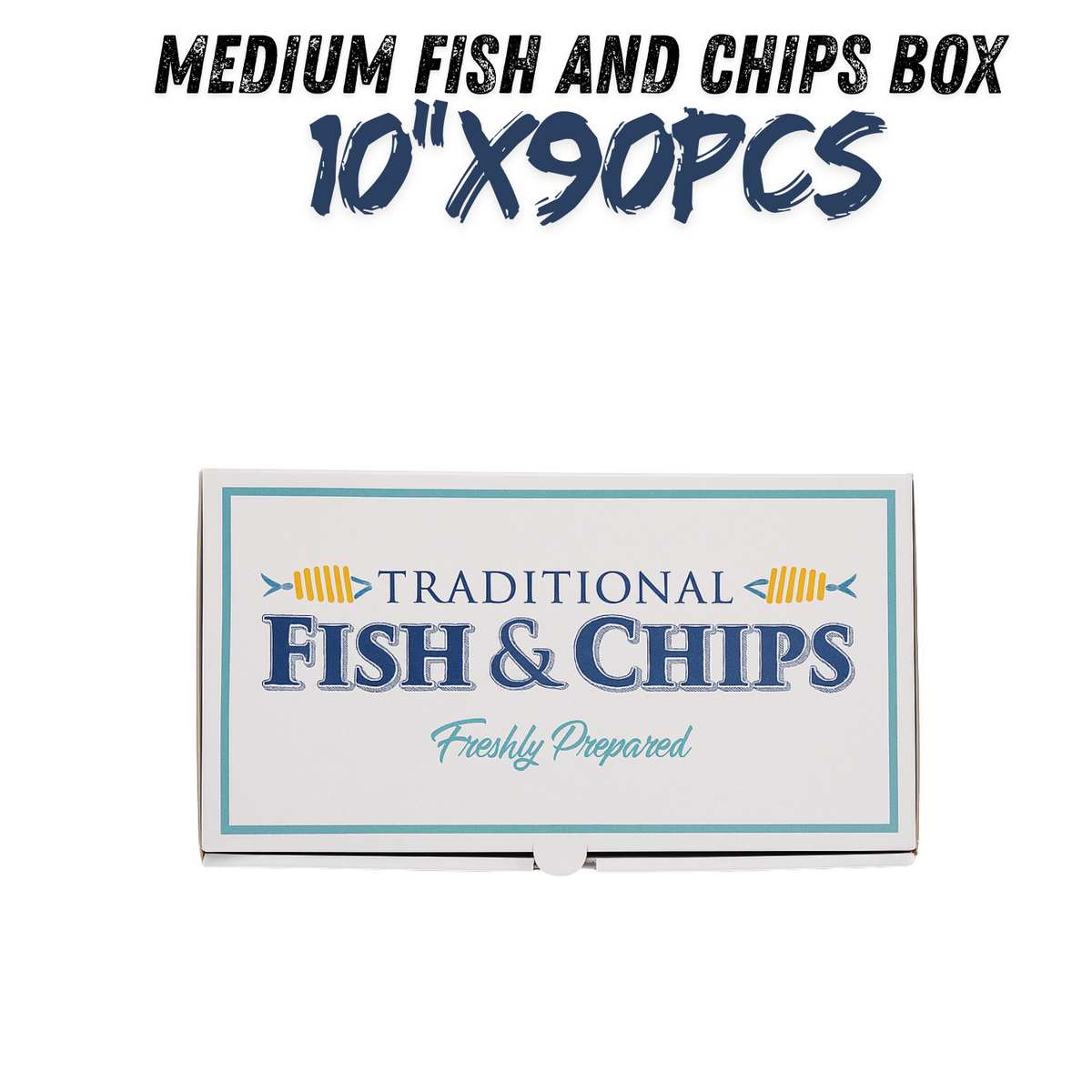10-Inch Medium Fish And Chips Box