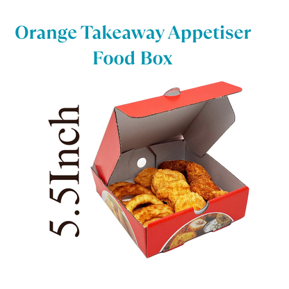 Delicious Appetizing 5.5 Inch Box Orange 90Pcs