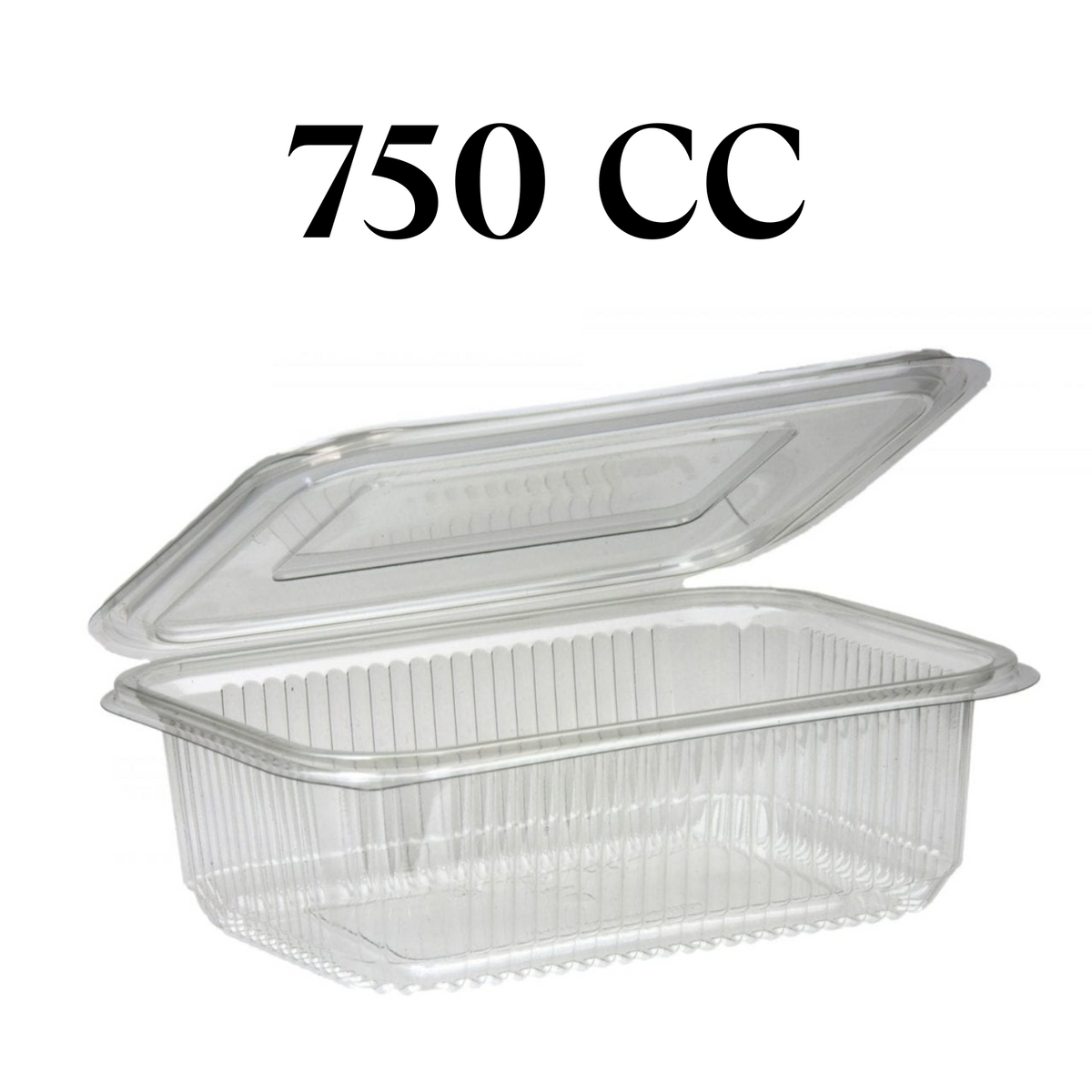 750CC RECTANGULAR SALAD CONTAINER X400PCS