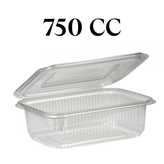 750CC RECTANGULAR SALAD CONTAINER X400PCS