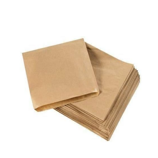 7×7 BROWN KRAFT/PAPER CHIPS BAG x1000PCS