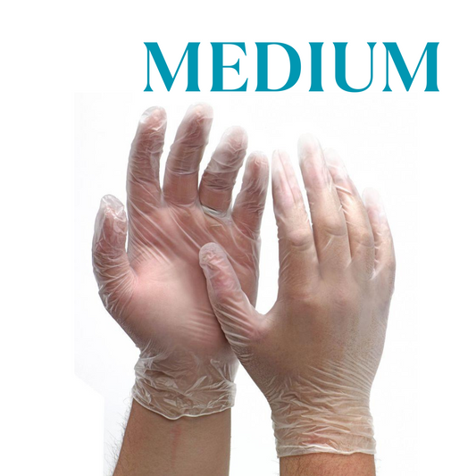 Vinyl Glove Clear Medium X 1000Pcs