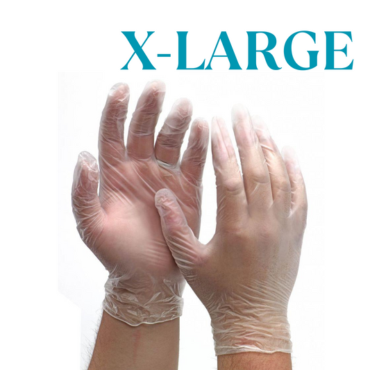Vinyl Glove Clear Extra-Large X 1000Pcs