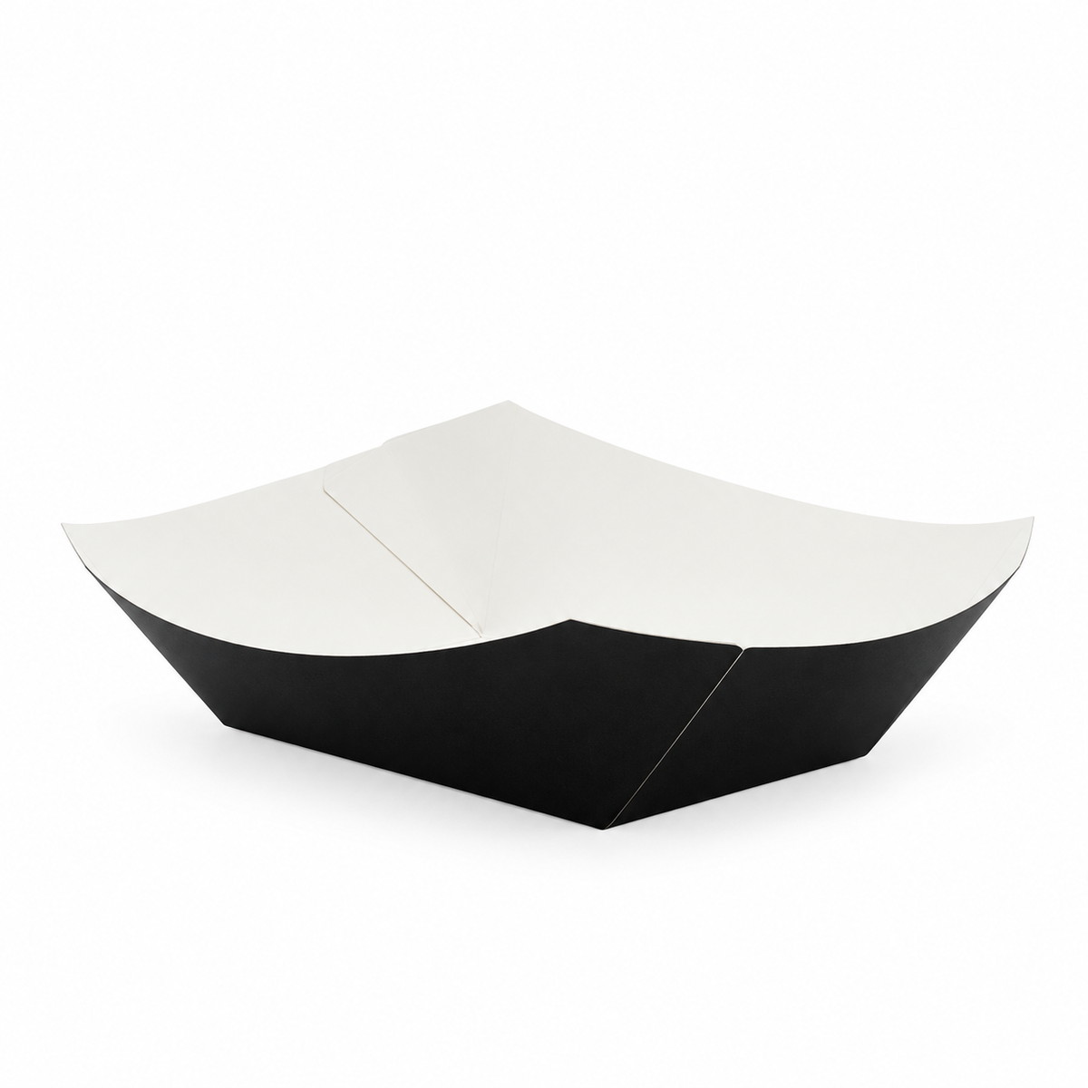 Small Black Kraft Food Boat Tray x500pcs