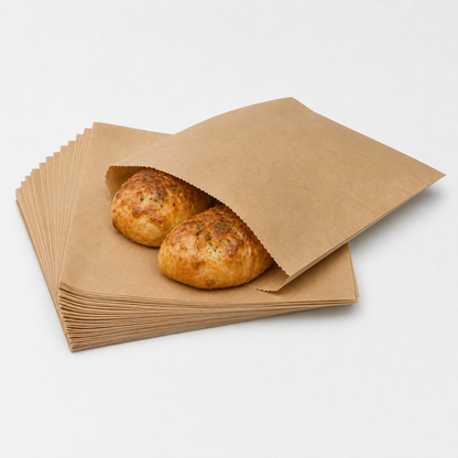 Brown Grease Proof Bags 6X6 X 1000pcs