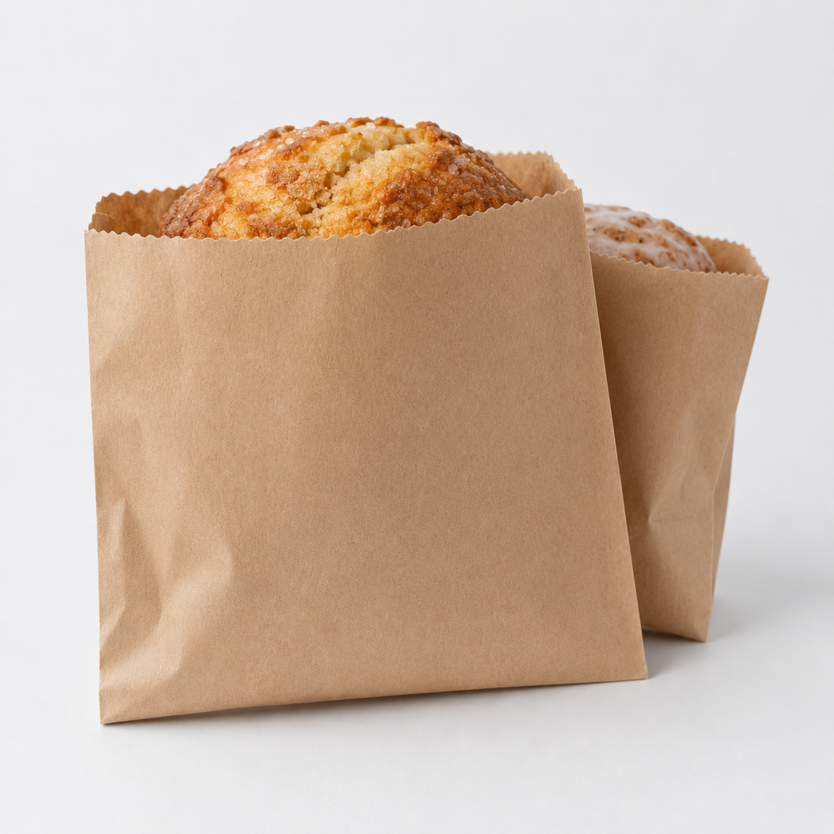 Brown Grease Proof Bags 7X7 X 1000pcs