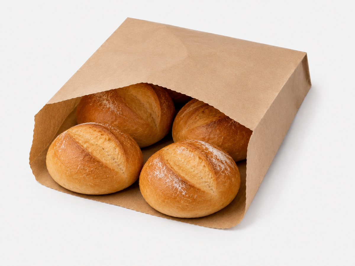 Brown Grease Proof Bags 8.5 X 8.5 X 1000pcs