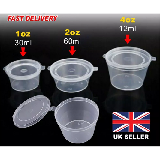 Mg 1Oz Hinged Sauce Cup X 1000Pcs
