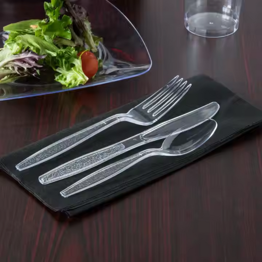 PLASTIC SPOON & FORK (20x50 1000pcs)