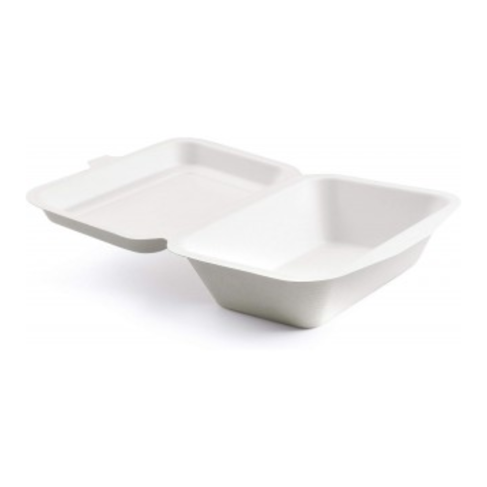 Hb9 Small Bagasse Burger Box 250Pcs