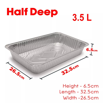 Half Deep Gastro Container X100Pcs
