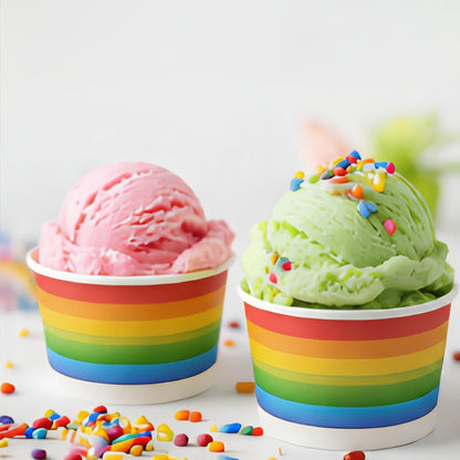 Paper Printed Ice Cream Cup 240ML/8OZ