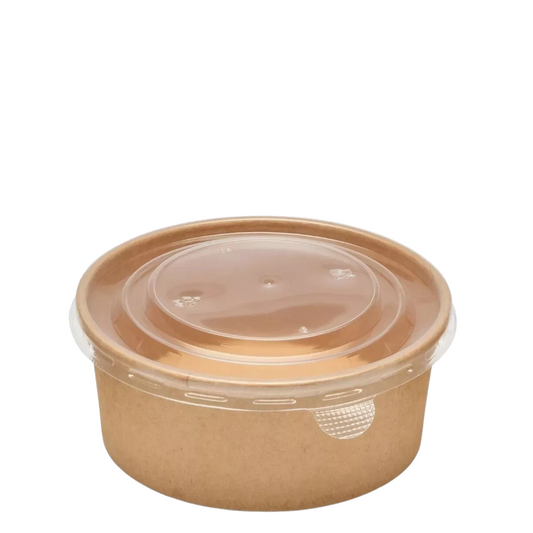 Round Kraft Paper Deli Bowls 750Ml X300Pcs