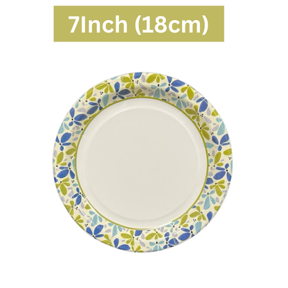 7-Inch Round Printed Plate X 1000Pcs